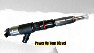 This is a high-quality common rail diesel fuel injector with part number 6427512 